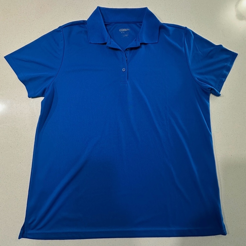 CORE Royal Blue Polo Size L.